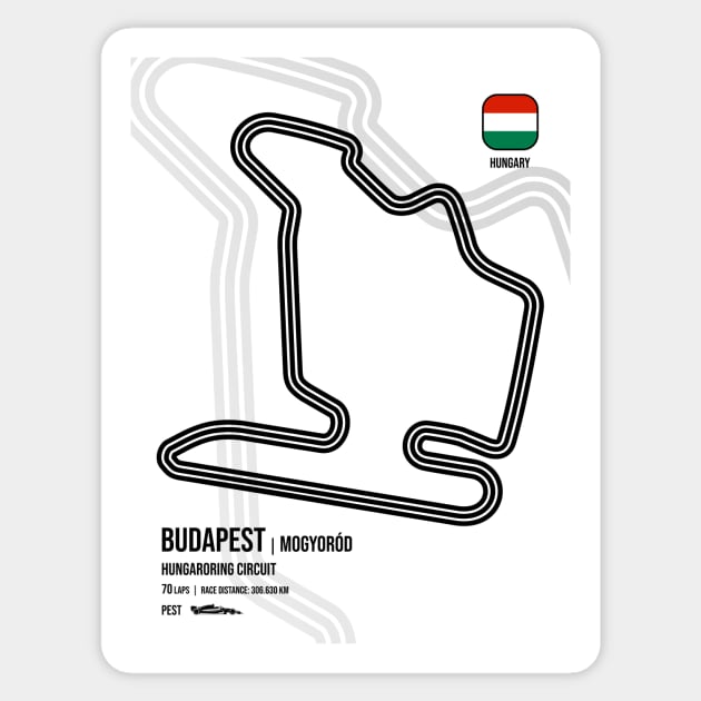 Budapest Race Track Sticker by RaceCarsDriving